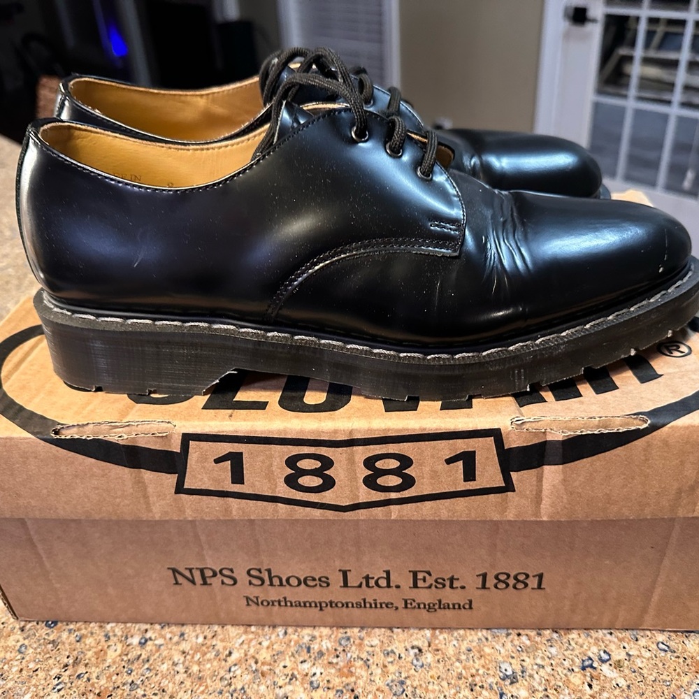 Black Leather Men's Shoes
